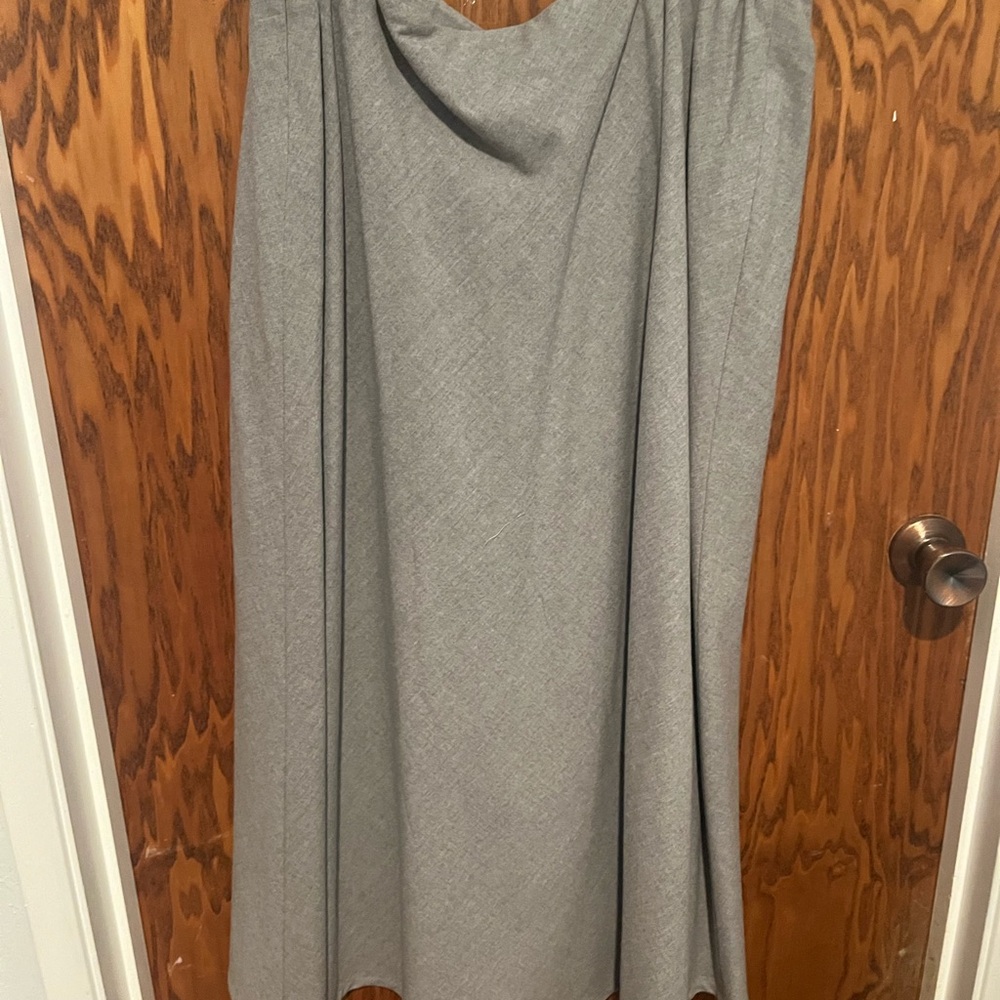 Ralph Lauren Grey Wool Skirt